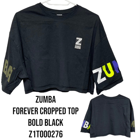 ＜即納品＞Zumba ズンバウェア Forever Cropped Top フォーエバークロップドトップ Z1T000276