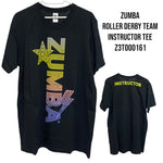 ＜即納品＞Zumba ズンバウェア Roller Derby Team Instructor Tee／ローラーダービーチームインストラクターTシャツ／Style #Z3T00016