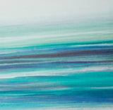 ＜即納品＞Madison Park(マディソンパーク)◆キャンバスアート◆ティール・タイズ美しい青い海と水平線／Teal Tides Gel Coat Canvas