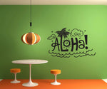 ＜即納品＞StickerBrand(ステッカーブランド)◆ウォールステッカー◆アロハ／Vinyl Wall Decal Sticker Aloha #OS_DC713