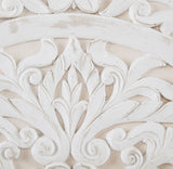 ＜即納品＞Madison Park(マディソンパーク)◆キャンバスアート◆3D木製マンダラ／Wooden Mandala White 3D Embellished Printed Canvas