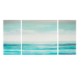 Madison Park(マディソンパーク)◆キャンバスアート◆ティール・タイズ美しい青い海と水平線／Teal Tides Gel Coat Canvas