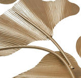 Martha Stewart(マーサ・スチュワート)◆ウォールアート◆フェイゴールドフォイルイチョウの葉のウォールアート／Faye Gold Foil Ginkgo Leaf Wall Art