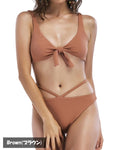 ＜即納品＞Burvogue(バーヴォーグ)◆ビキニ水着◆ネクタイフロント／Bikini Swimsuit Tie Knot Front Swimwear Set(#70302)