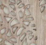 Madison Park(マディソンパーク)◆ウォールアート◆月桂樹の枝の彫刻が施された木製パネルの壁の装飾／Laurel Branches Carved Wood Panel Wall Decor