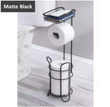 ＜即納品＞mDesign(エムデザイン)◆トイレットペーパーホルダー◆トイレ収納棚◆選べる8色／mDesign Toilet Tissue Paper-Roll Dispenser & Storage Shelf