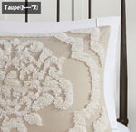 Madison Park(マディソンパーク)◆掛け布団カバー3点セット◆ダマスク柄／Viola 3 Piece Tufted Cotton Chenille Damask Duvet Cover Set