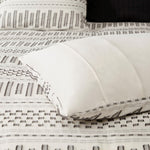 INK+IVY インクアイヴィー 掛け布団 幾何学模様 選べるカラー 3点セット Rhea Cotton Jacquard Comforter Mini Set