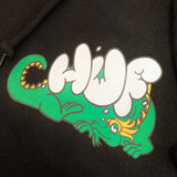 ＜即納品＞HUF ハフ magic dragon print pullover hoodie in black マジック ドラゴン プリント プルオーバー フーディ PF00462 Black ブラック