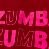 ＜即納品＞Zumba ズンバ Bold Happy Top ボールドハッピートップ Z1T000246 Fire Red ファイヤーレッド