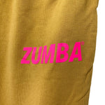 ＜即納品＞Zumba(ズンバ)／Wear Baggy Sweatpants／ウェアバギースウェットパンツ／Style #Z1B000115／Color：Golden Ticket(ゴールデンチケット)