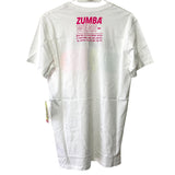 ＜即納品＞Zumba(ズンバ)◆Color Me Bold Tee／カラーミーボールド／Style #Z3T00380／Color：Wear It Out White(ウェア・イット・アウト・ホワイト)