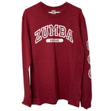＜即納品＞Zumba(ズンバ)／2001 Long Sleeve Tee／長袖Tシャツ／Style #Z3T000023／Color：Brick Red(ブリックレッド)