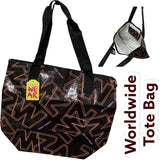 ＜即納品＞Zumba(ズンバ)／Worldwide Tote Bag／ワールドワイドトートバッグ／Style #Z3A000047／Color：Bold Black(ボールドブラック)