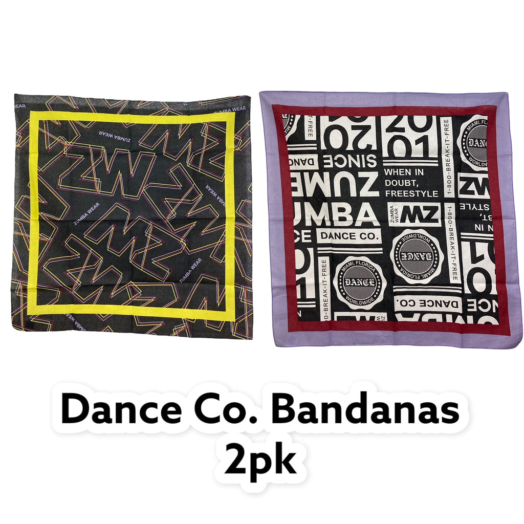 即納品＞Zumba(ズンバ)／Dance Co. Bandanas 2pk／バンダナス2パック ...