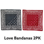 ＜即納品＞Zumba(ズンバ)／Love Bandanas 2pk／ラブバンダナス／Style #Z3A000011／Color：Multi(マルチ)