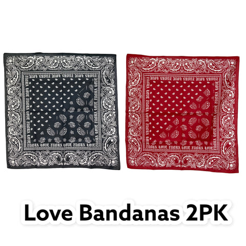 ＜即納品＞Zumba(ズンバ)／Love Bandanas 2pk／ラブバンダナス／Style #Z3A000011／Color：Multi(マルチ)