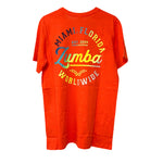 ＜即納品＞Zumba(ズンバ)／Worldwide Tee／ワールドワイドTシャツ／Style #Z3T000030／Color：Orange Peel(オレンジピール)