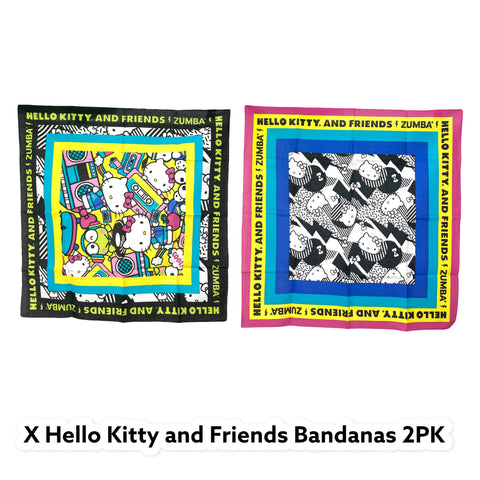 ＜即納品＞Zumba(ズンバ)／Zumba(ズンバ)／X Hello Kitty & Friends Bandanas 2PK／ハローキティ＆フレンズバンダナス2PK／Style #Z3A000062／Color：Multi(マルチ))