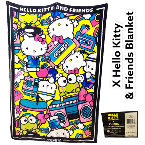 ＜即納品＞Zumba(ズンバ)／X Hello Kitty & Friends Blanket／ハローキティ＆フレンズブランケット／Style #Z0A000055／Color：Multi(マルチ)