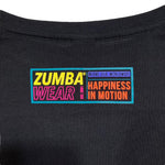 ＜即納品＞Zumba(ズンバ)／Zumba Zumba Tee／ズンバティー／Style #Z1T000171／Color：Bold Black(ボールドブラック)
