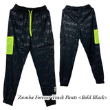 ＜即納品＞Zumba ズンバ Forever Track Pants フォーエバー トラック パンツ Z1B000184 Bold Black ボールドブラック