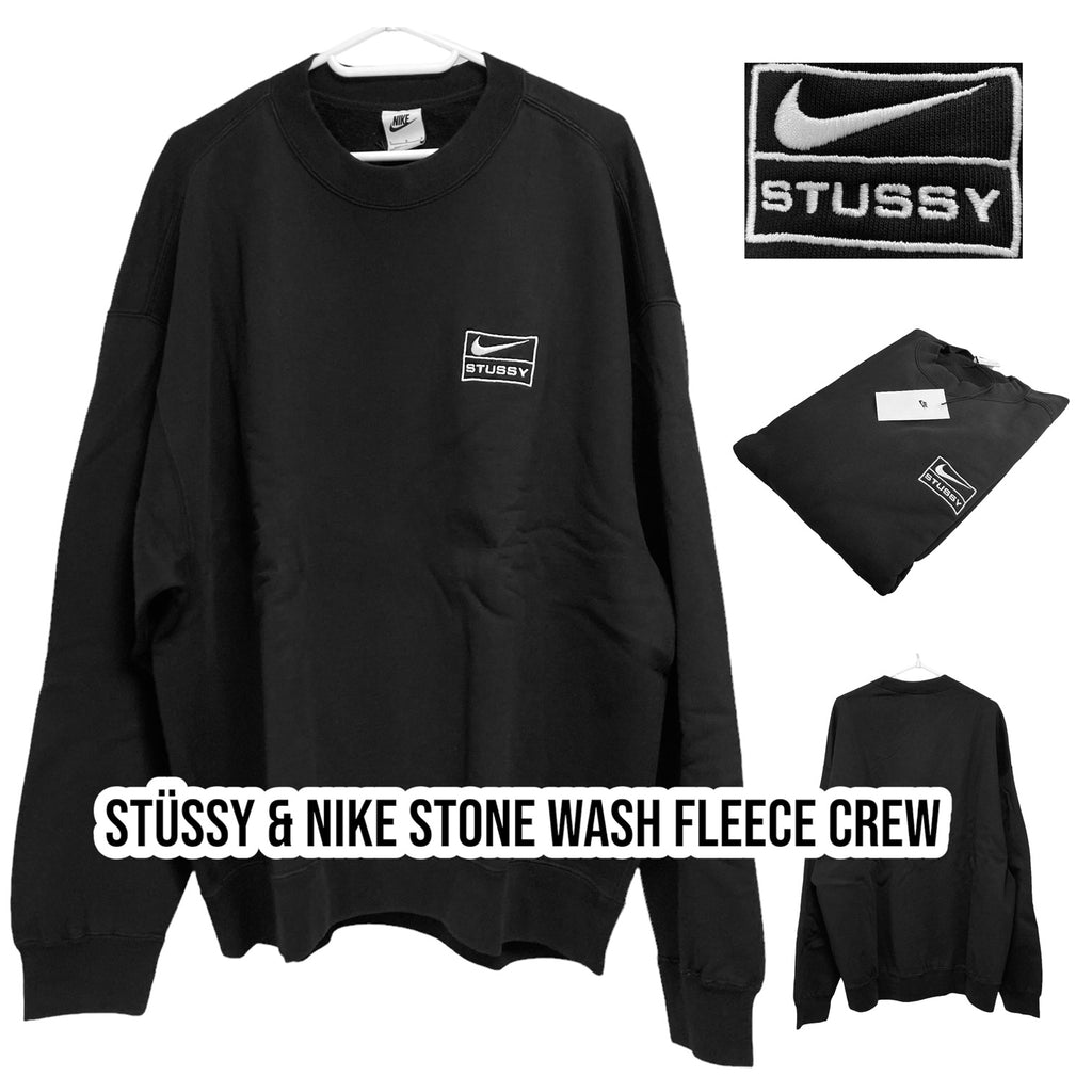 Stussy x Nike ステューシー x ナイキ フリース クルー グレー