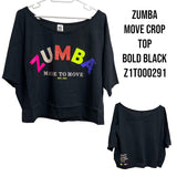 ＜即納品＞Zumba ズンバ Move Crop Top ムーブクロップトップ Z1T000291