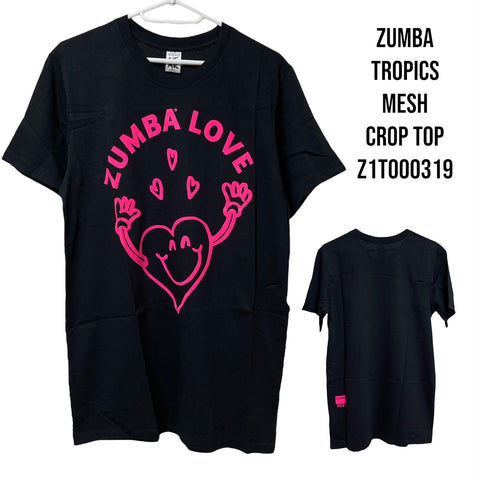 ＜即納品＞Zumba ズンバウェア Love Tee ラブTシャツ Z3T000104