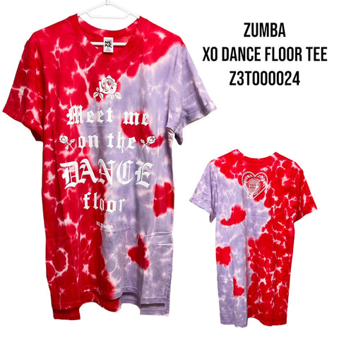＜即納品＞Zumba ズンバウェア XO Dance Floor Tee ダンスフロアTシャツ Z3T000024