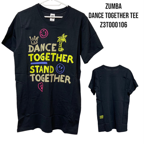 ＜即納品＞Zumba ズンバウェア Dance Together Tee ダンス トゥギャザーTシャツ Z3T000106